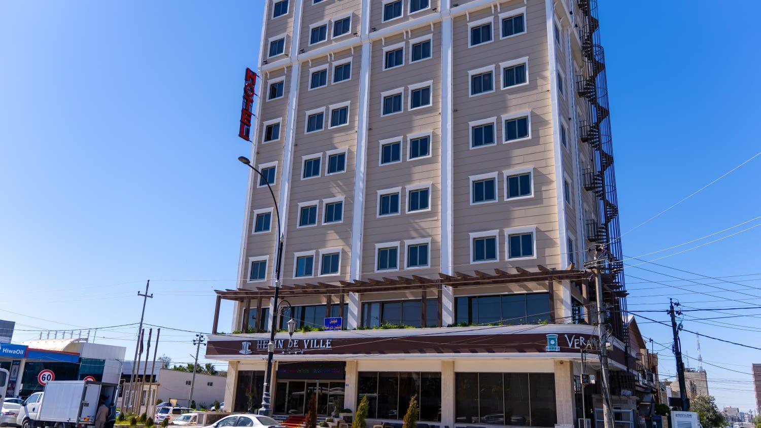 Hotel Hilen De Ville Erbil Bagian luar foto